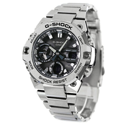 gショック ジーショック G-SHOCK Gスチール GST-B400 ワールドタイム ソーラー メンズ 腕時計 GST-B400D-1ADR ブラック カシオ CASIO GST-B400D-1ADR