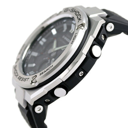 gショック ジーショック G-SHOCK Gスチール 電波ソーラー メンズ 腕時計 GST-W110-1AER 黒 カシオ CASIO GST-W110-1AER