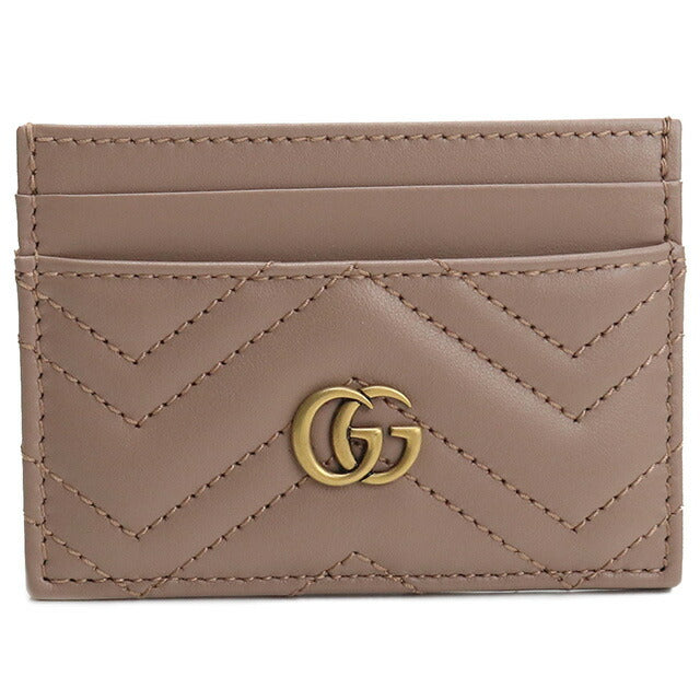グッチ カードケース レディース ブランド GUCCI LION TRAP.CHEVRON レザー イタリア 443127 ブラウン系 財布 GUC443127031