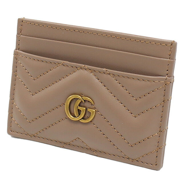 グッチ カードケース レディース ブランド GUCCI LION TRAP.CHEVRON レザー イタリア 443127 ブラウン系 財布 GUC443127031