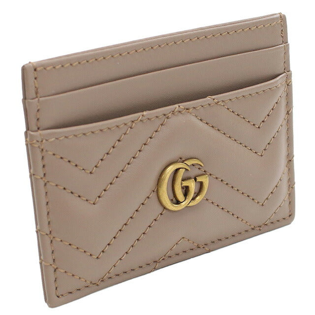 グッチ カードケース レディース ブランド GUCCI LION TRAP.CHEVRON レザー イタリア 443127 ブラウン系 財布 GUC443127031