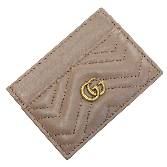 グッチ カードケース レディース ブランド GUCCI LION TRAP.CHEVRON レザー イタリア 443127 ブラウン系 財布 GUC443127031