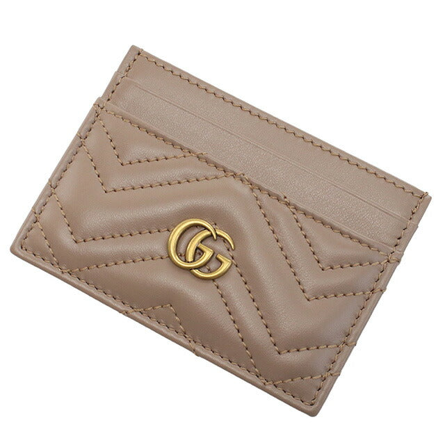 グッチ カードケース レディース ブランド GUCCI LION TRAP.CHEVRON レザー イタリア 443127 ブラウン系 財布 GUC443127031