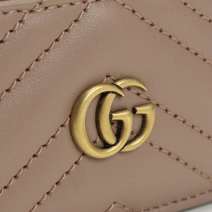 グッチ カードケース レディース ブランド GUCCI LION TRAP.CHEVRON レザー イタリア 443127 ブラウン系 財布 GUC443127031