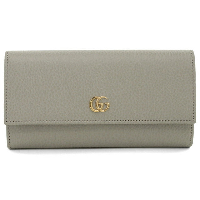 グッチ 長財布ニ折小銭入付き レディース ブランド GUCCI PETITE MARMONT 456116 グレー 財布 GUC456116111