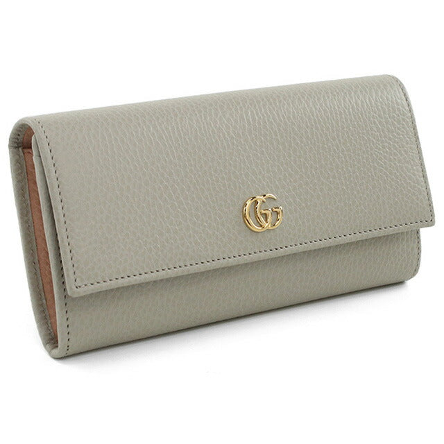 グッチ 長財布ニ折小銭入付き レディース ブランド GUCCI PETITE MARMONT 456116 グレー 財布 GUC456116111