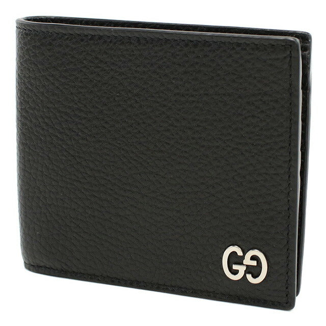 グッチ 二つ折り財布 メンズ ブランド GUCCI DORIAN レザー 473922 ブラック 財布 GUC473922031