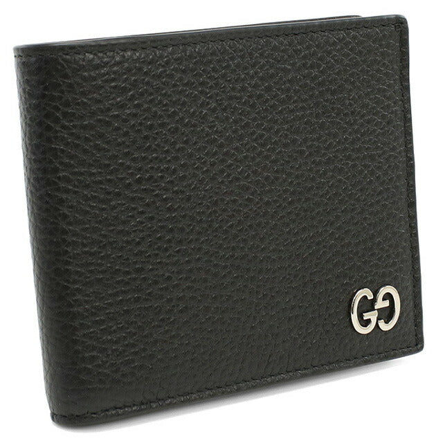 グッチ 二つ折り財布 メンズ ブランド GUCCI DORIAN レザー 473922 ブラック 財布 GUC473922031