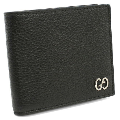 グッチ 二つ折り財布 メンズ ブランド GUCCI DORIAN レザー 473922 ブラック 財布 GUC473922031