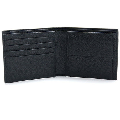 グッチ 二つ折り財布 メンズ ブランド GUCCI DORIAN レザー 473922 ブラック 財布 GUC473922031