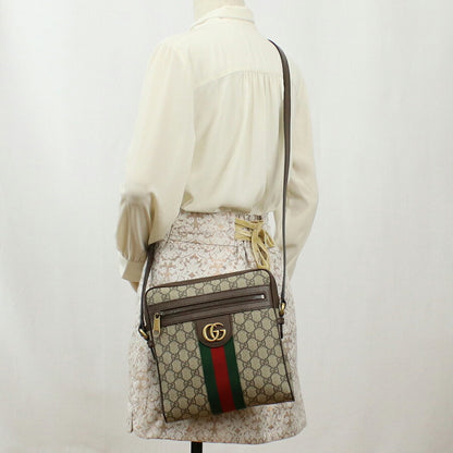 グッチ 斜め掛け ショルダーバッグ ユニセックス ブランド GUCCI OPHIDIA 547926 ブラウン バッグ GUC547926011