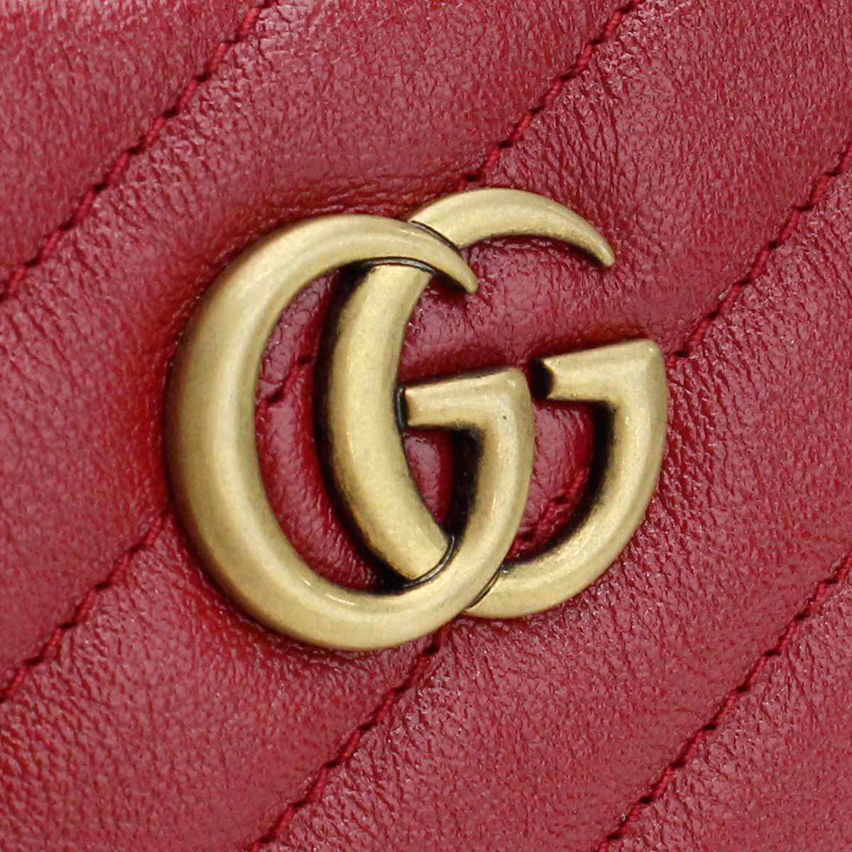 グッチ 斜め掛けショルダーバッグ レディース レザー イタリア 550155 レッド系 バッグ GUC550155011