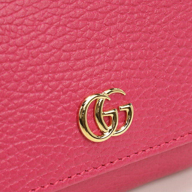 グッチ 二折財布小銭入付き レディース ブランド GUCCI PETITE MARMONT 598587 ピンク 財布 GUC598587071