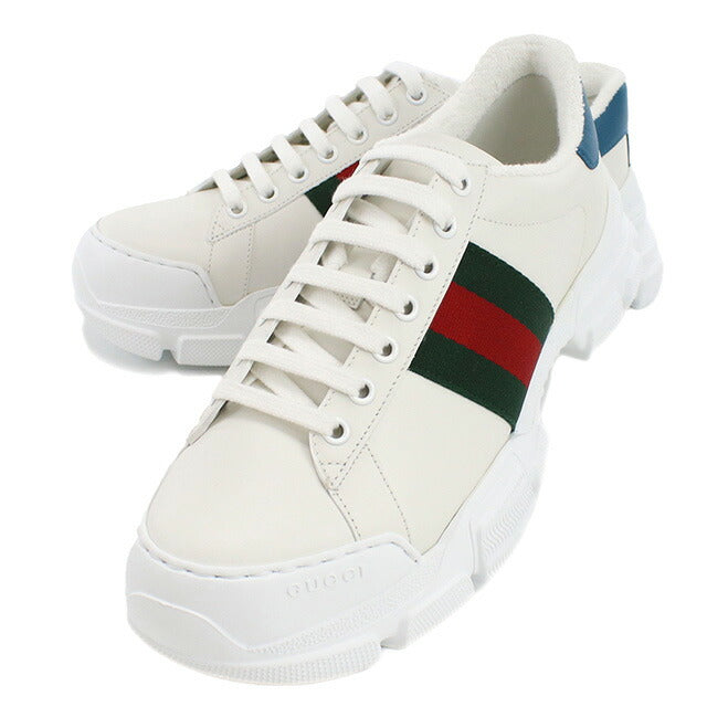 GUCCI ホワイト スニーカー 星柄 GUCCI ホワイト スニーカー 星型装飾