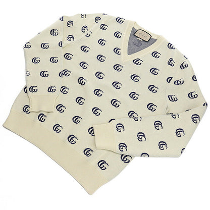グッチ ニット メンズ ブランド GUCCI コットン100% イタリア 655104 ベージュ系 ファッション 選べるモデル GUC655104A