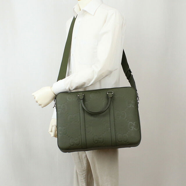 グッチ ブリーフケース メンズ ブランド GUCCI イタリア 658573 カーキ バッグ GUC658573021
