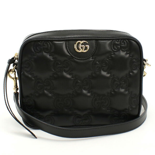 グッチ 斜め掛け ショルダーバッグ レディース ブランド GUCCI GG MATELASSE 702234 ブラック バッグ GUC702234011