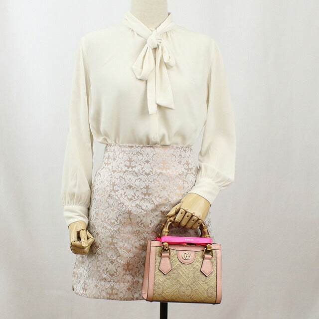 グッチ ハンドバッグ レディース ブランド GUCCI イタリア 702732 ピンク系 ベージュ系 バッグ GUC702732011
