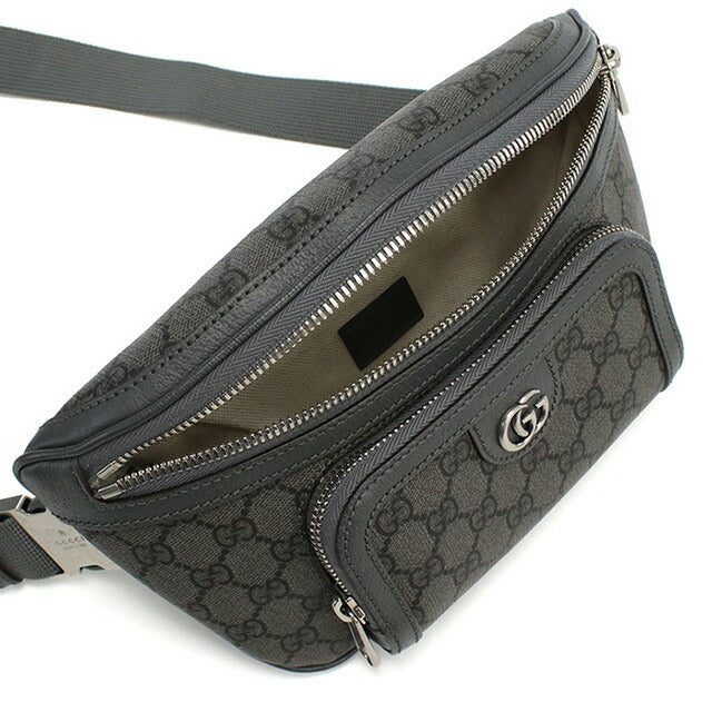グッチ ボディバッグ メンズ ブランド GUCCI イタリア 733868 グレー系 バッグ GUC733868011