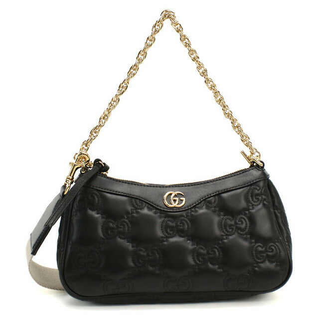 グッチ 斜め掛け ショルダーバッグ レディース ブランド GUCCI GG MATELASSE 735049 ブラック バッグ GUC735049011