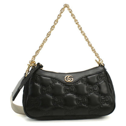 グッチ 斜め掛け ショルダーバッグ レディース ブランド GUCCI GG MATELASSE 735049 ブラック バッグ GUC735049011