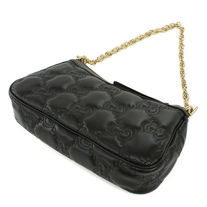 グッチ 斜め掛け ショルダーバッグ レディース ブランド GUCCI GG MATELASSE 735049 ブラック バッグ GUC735049011