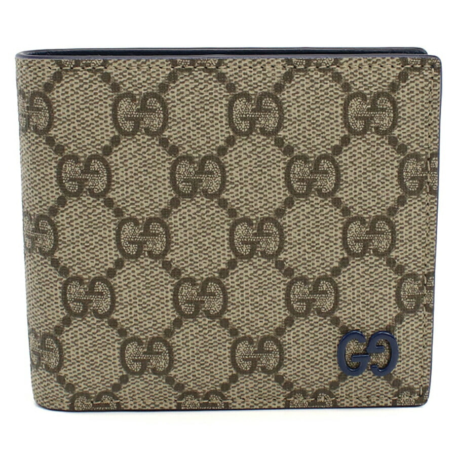 グッチ 二折財布小銭入付き メンズ ブランド GUCCI BICOLOR 768244 ベージュ 財布 GUC768244011