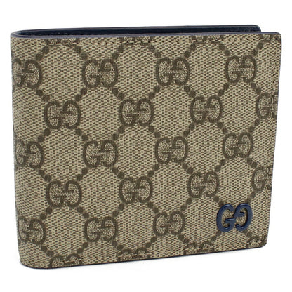 グッチ 二折財布小銭入付き メンズ ブランド GUCCI BICOLOR 768244 ベージュ 財布 GUC768244011