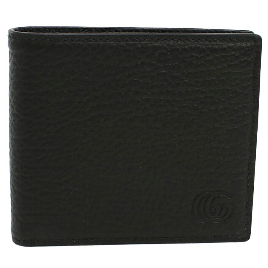 グッチ 二折財布小銭入付き メンズ ブランド GUCCI GG DEBOSSED 795316 ブラック 財布 GUC795316011