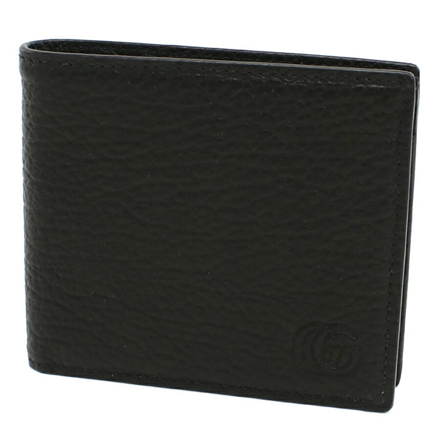 グッチ 二折財布小銭入付き メンズ ブランド GUCCI GG DEBOSSED 795316 ブラック 財布 GUC795316011