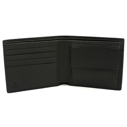 グッチ 二折財布小銭入付き メンズ ブランド GUCCI GG DEBOSSED 795316 ブラック 財布 GUC795316011