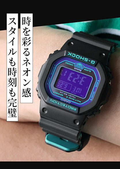 gショック ジーショック G-SHOCK スペシャルカラー 電波 ソーラー GW-B5600 メンズ 腕時計 ブランド GW-B5600BL-1ER デジタル パープル ブラック カシオ GW-B5600BL-1ER