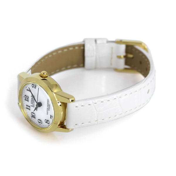 シチズン Q＆Q リリッシュ 24mm ソーラー レディース 腕時計 ブランド H049-114 CITIZEN キュー＆キュー シルバー×ホワイト プレゼント ギフト H049-114