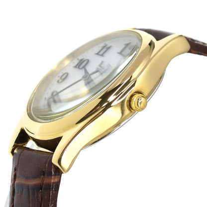 シチズン Q＆Q リリッシュ 24mm ソーラー レディース 腕時計 ブランド H053-104 CITIZEN キュー＆キュー シルバー×ブラウン プレゼント ギフト H053-104
