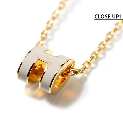 エルメス ネックレス レディース ブランド HERMES ミニポップH H147992F 55 マロングラッセ ゴールド アクセサリー H147992F55