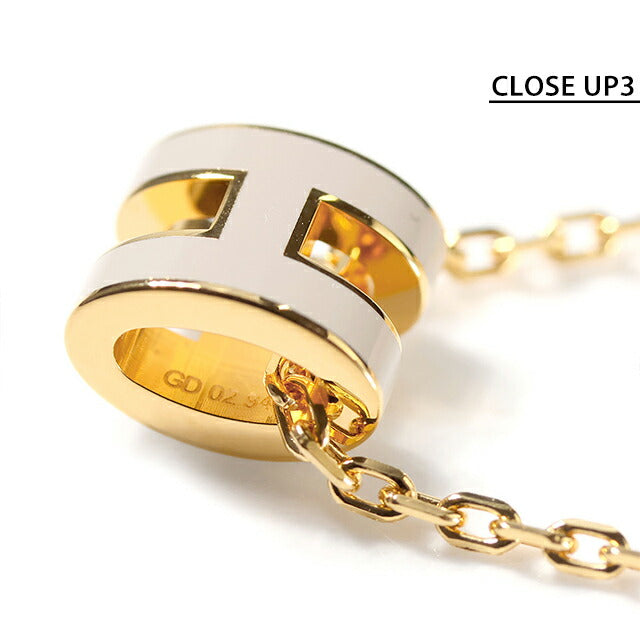 エルメス ネックレス レディース ブランド HERMES ミニポップH H147992F 55 マロングラッセ ゴールド アクセサリー H147992F55