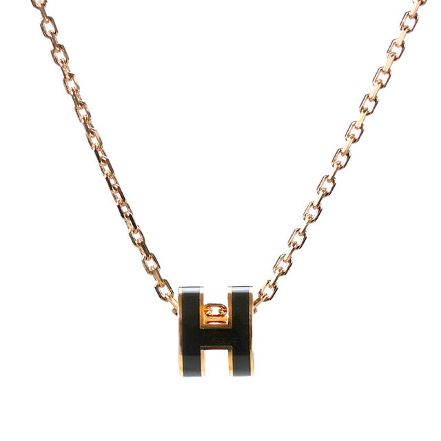 【ローズゴールドベース】HERMES ミニポップ Hペンダント エルメス ネックレス レディース ブランド HERMES ミニポップH