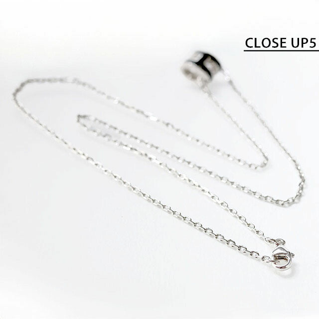 エルメス ネックレス レディース ブランド HERMES ミニポップH H147992FP03 ブラック シルバー アクセサリー H147992FP03