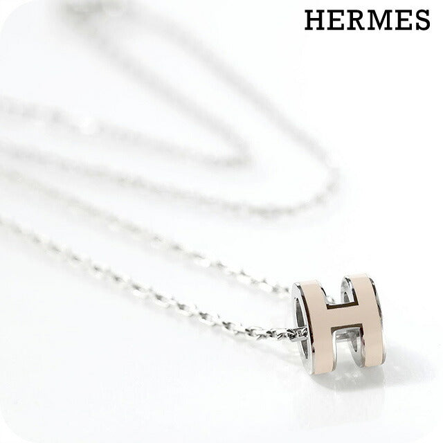 エルメス ネックレス レディース ブランド HERMES ミニポップH H147992FP55 マロングラッセ シルバー アクセサリー H147992FP55