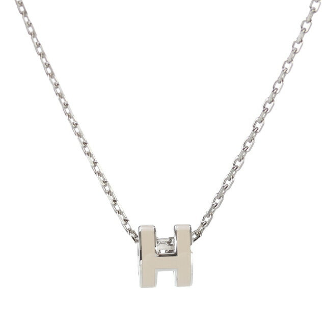 エルメス ネックレス レディース ブランド HERMES ミニポップH H147992FP55 マロングラッセ シルバー アクセサリー H147992FP55