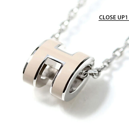 エルメス ネックレス レディース ブランド HERMES ミニポップH H147992FP55 マロングラッセ シルバー アクセサリー H147992FP55