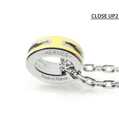 エルメス ネックレス レディース ブランド HERMES ミニポップH H147992FP98 ライム シルバー アクセサリー H147992FP98