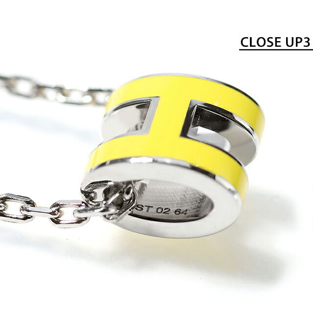 エルメス ネックレス レディース ブランド HERMES ミニポップH H147992FP98 ライム シルバー アクセサリー H147992FP98