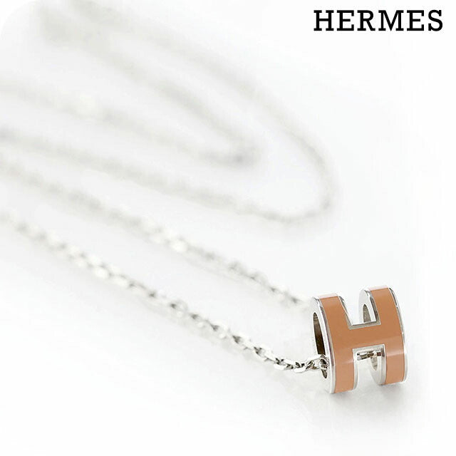 エルメス ネックレス レディース ブランド HERMES ミニポップH H147992FPA9 ニューゴールド シルバー アクセサリー H147992FPA9