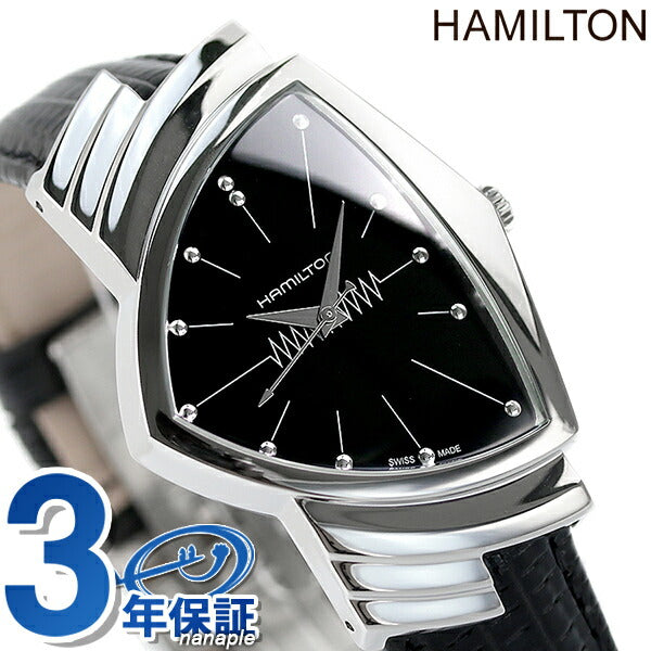 HAMILTON ハミルトン 腕時計 ベンチュラ H24411732 ベンチュラ Quartz - ダイヤルカラー:ブラック - H24411732