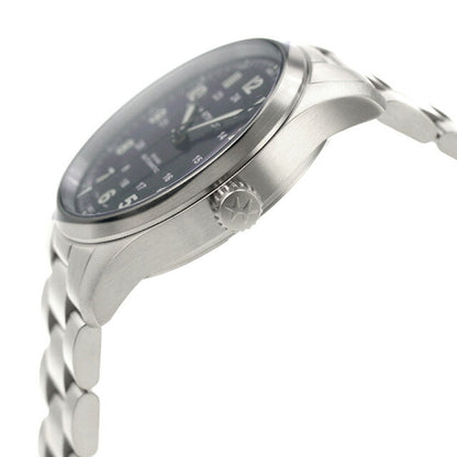 ハミルトン カーキ フィールド チタニウム オート 38mm 自動巻き 腕時計 ブランド メンズ チタン HAMILTON H70205140 ブルー スイス製 H70205140
