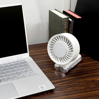 2026 Newest Handy Fan Cooling Plate Wide Head BIG Large Air Volume Strong Wind 100 Levels Quiet 3WAY 3600mAh Type-C USB Charging Handy Fan Handheld Tabletop Neck Hanging HDL-2116 HDL-2116