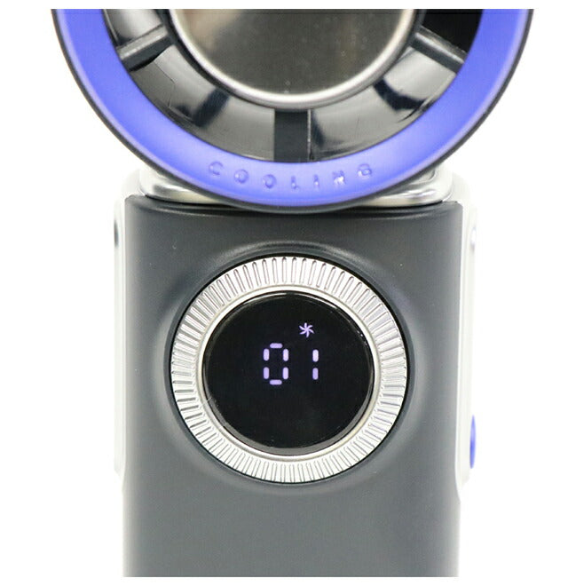 QOOLA pro02 ハンディファン ゴリラの扇風機 ブルー ハンディファン 卓上ファン GRF-2601BBL【KA