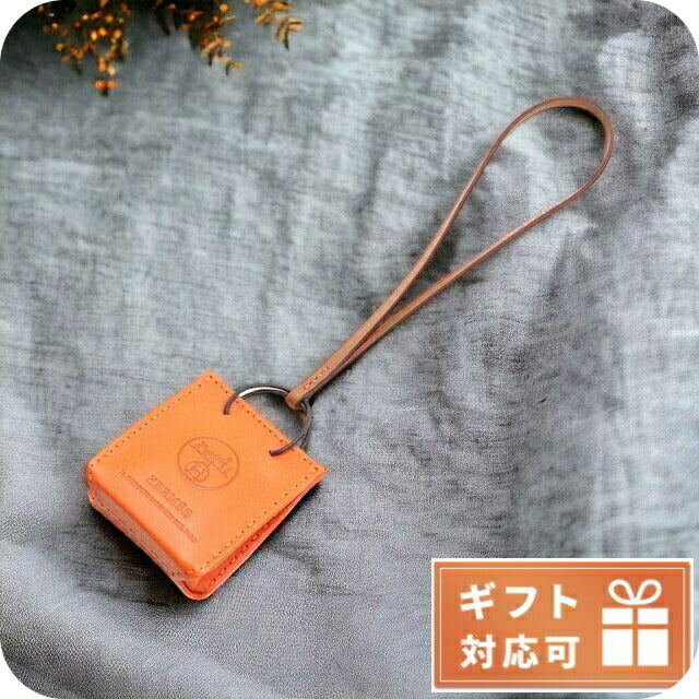 エルメス バッグチャーム レディース レザー フランス サックオランジュ オレンジ系 小物 HERSACORANGE011
