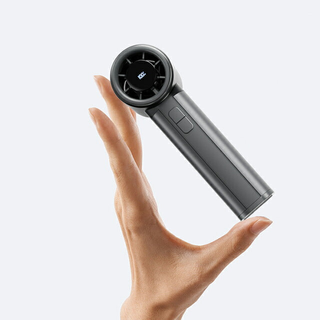 2026 Latest Handy Fan Strongest Metal Body Large Air Volume Strong Wind 100 Levels Quiet Ultra Light Compact 4500mAh Type-C USB Rechargeable Handy Fan Handheld Tabletop HF-MX5 HF-MX5